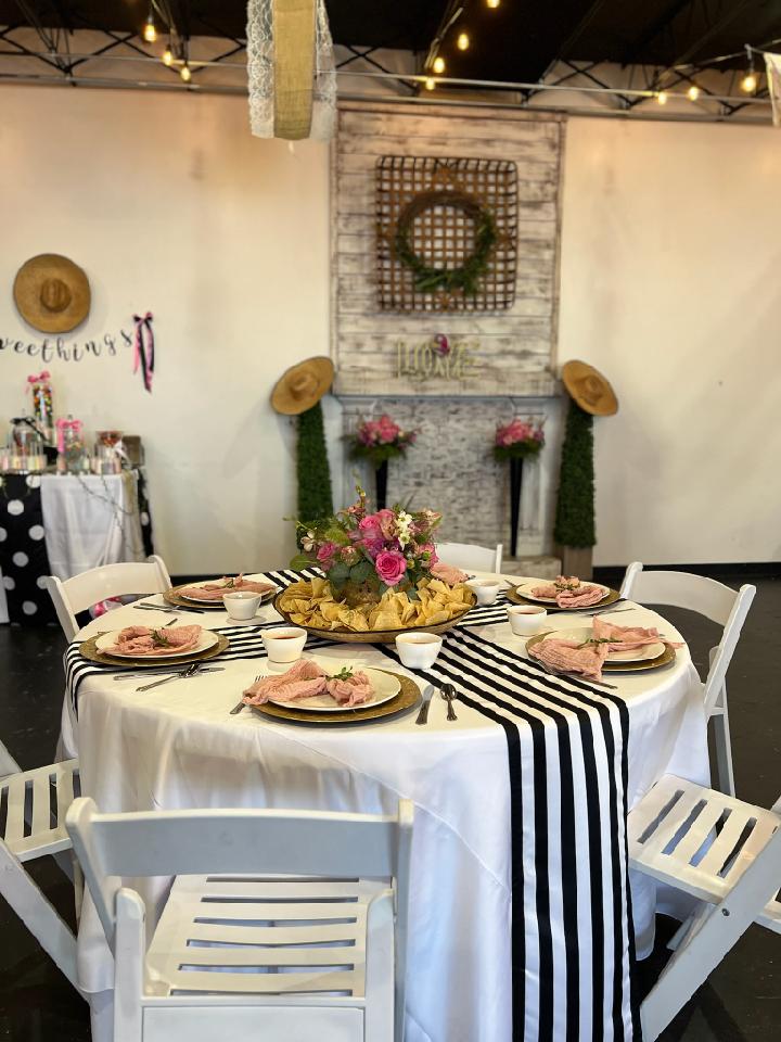 Beautifully decorated table